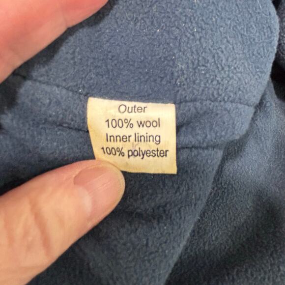 Fleece lined knit beanie cap hat 100% wool made in Nepal multi color unisex - Picture 8 of 9